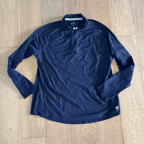 Bette & Court Womens Half Zip Pullover Blue XL - Picture 1 of 5